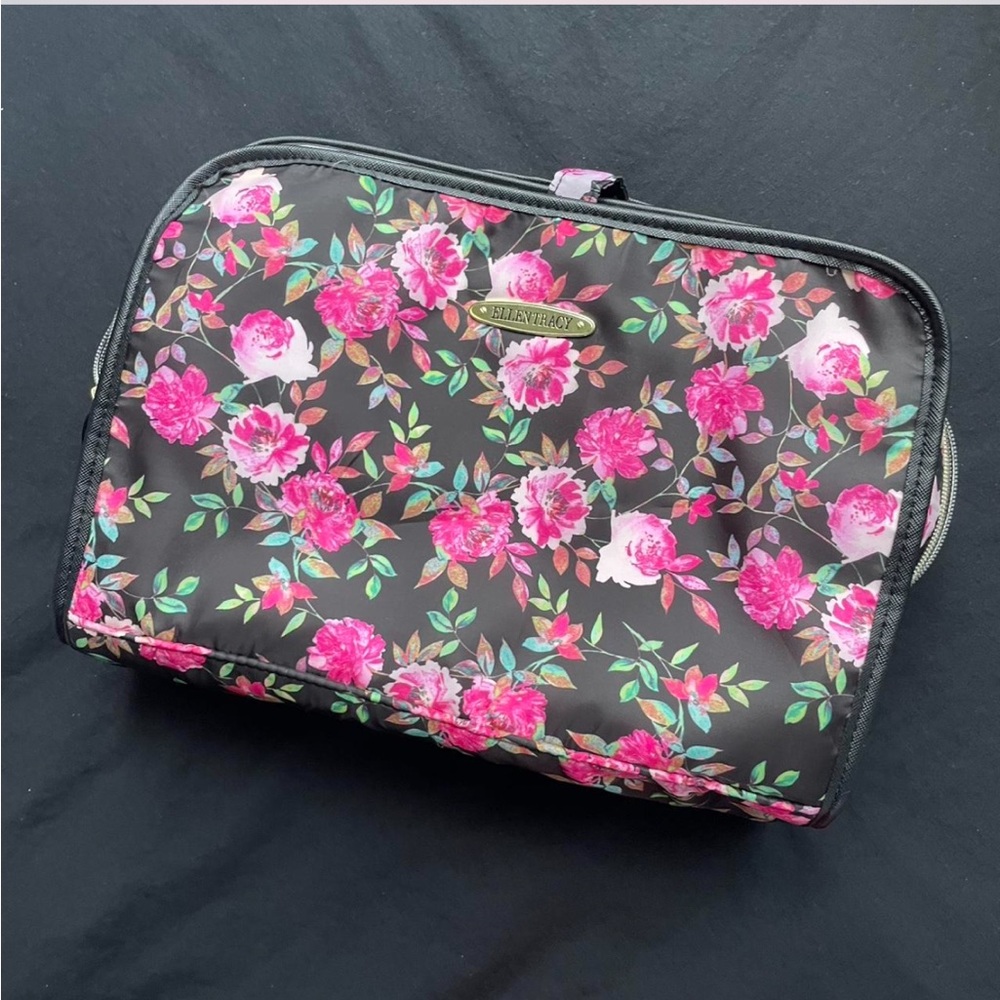 Floral Cosmetics Bag